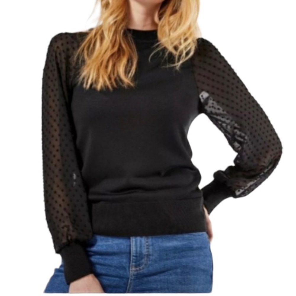 LOFT Swiss Dot Sweater